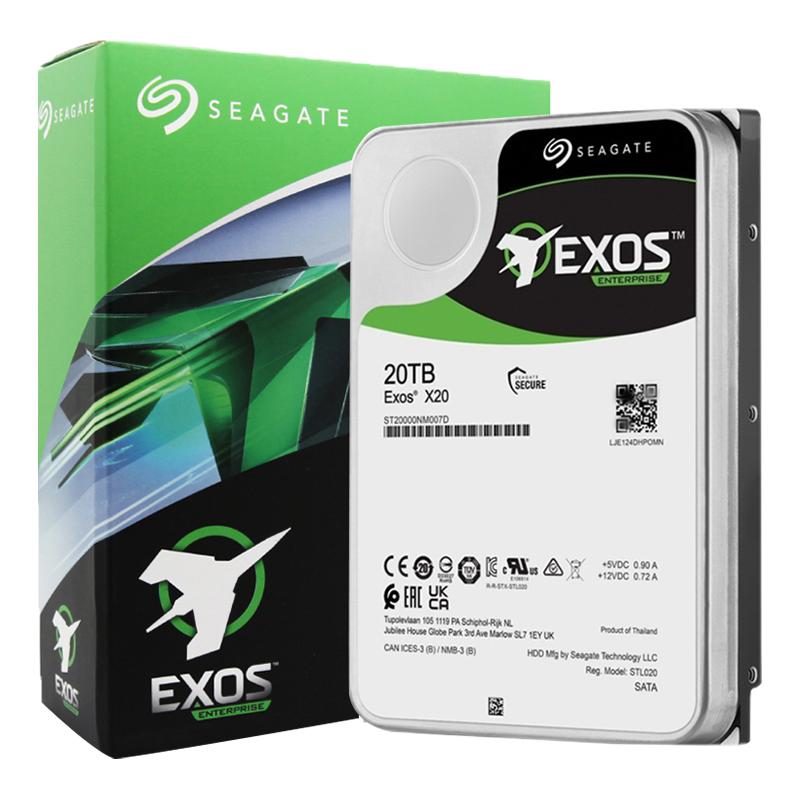 希捷 银河Exos 7E10系列 3.5英寸 企业级硬盘（CMR、7200rpm、256MB）