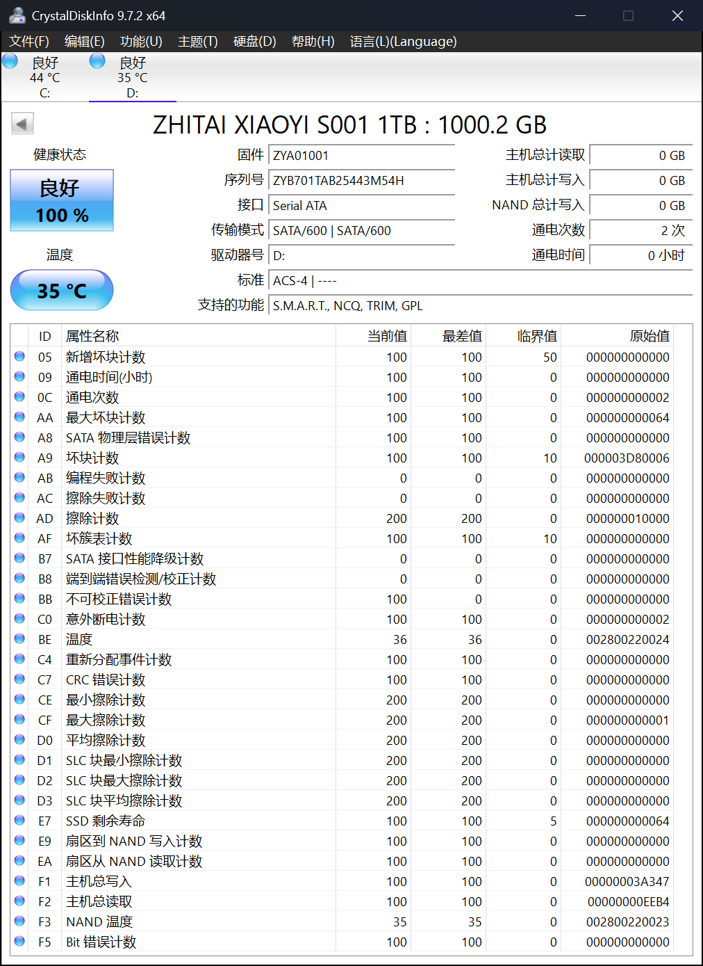 致态小翼S001固态硬盘评测 老机升级效果立竿见影