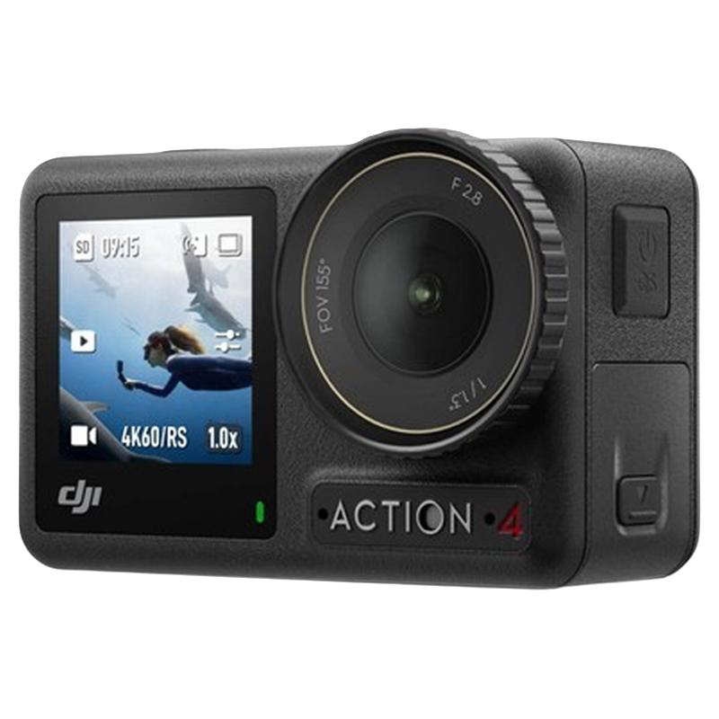 大疆 Action 4 运动相机 钓鱼潜水骑行vlog摄像机