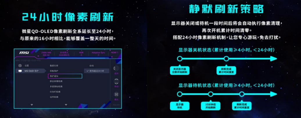 真AI更惊艳微星推出AI电竞显示器MPG 271QR QD-OLED X50流光