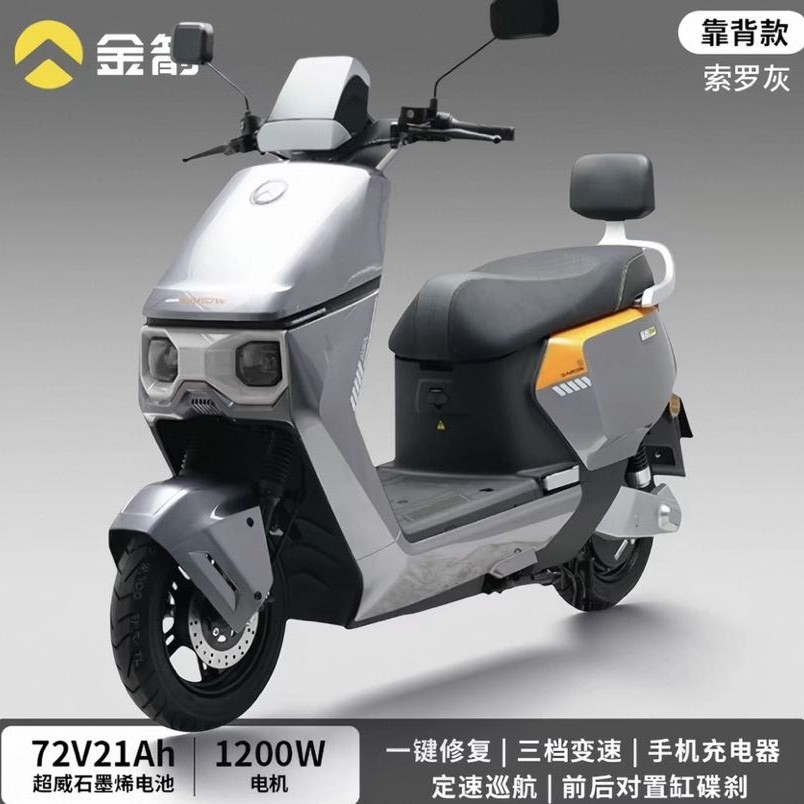 金箭 摩羯座至尊版 72V21Ah超威电池长续航电动摩托车