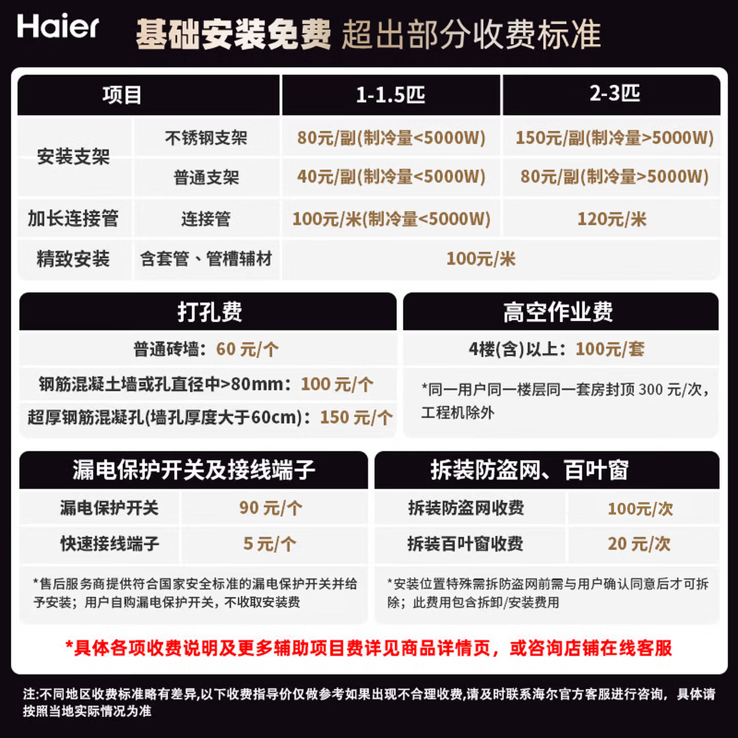 海尔大1.5匹AI人感空调套装低至11896元