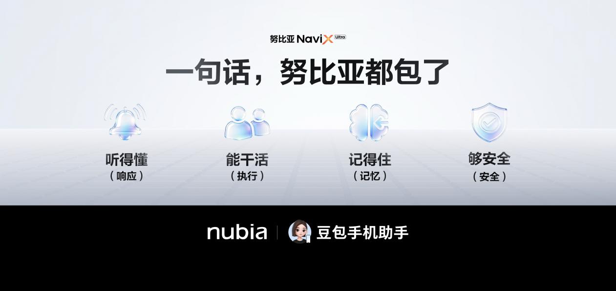 搭载豆包手机助手,努比亚NaviX Ultra 5499元起售