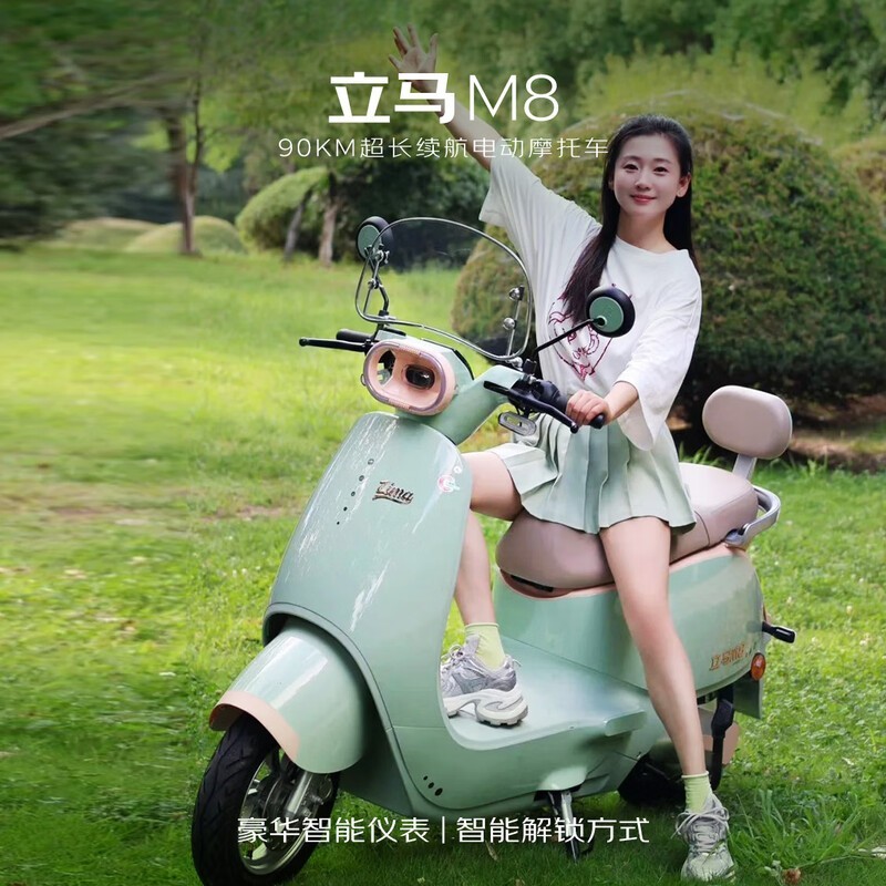 立马M8远航版电动摩托车,低至2359元!