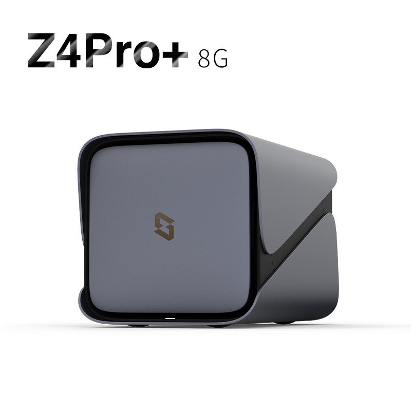 极空间 家庭存储Z4Pro+四盘位NAS存储器家用网络存储个人云手机扩容家庭网盘局域网共享服务器适配iPhone18