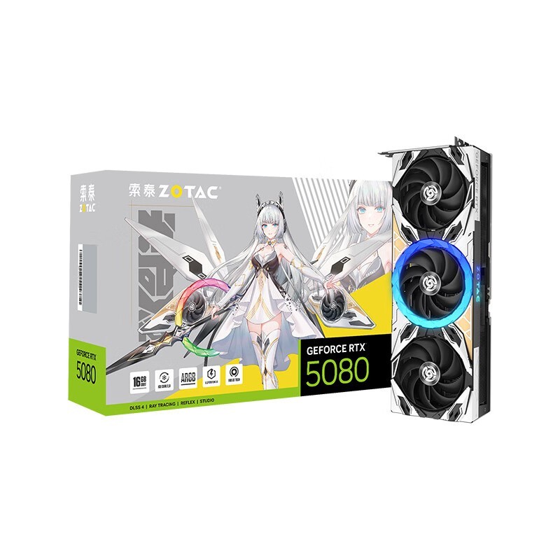 索泰RTX 5080 16GB天启OC白色显卡上市