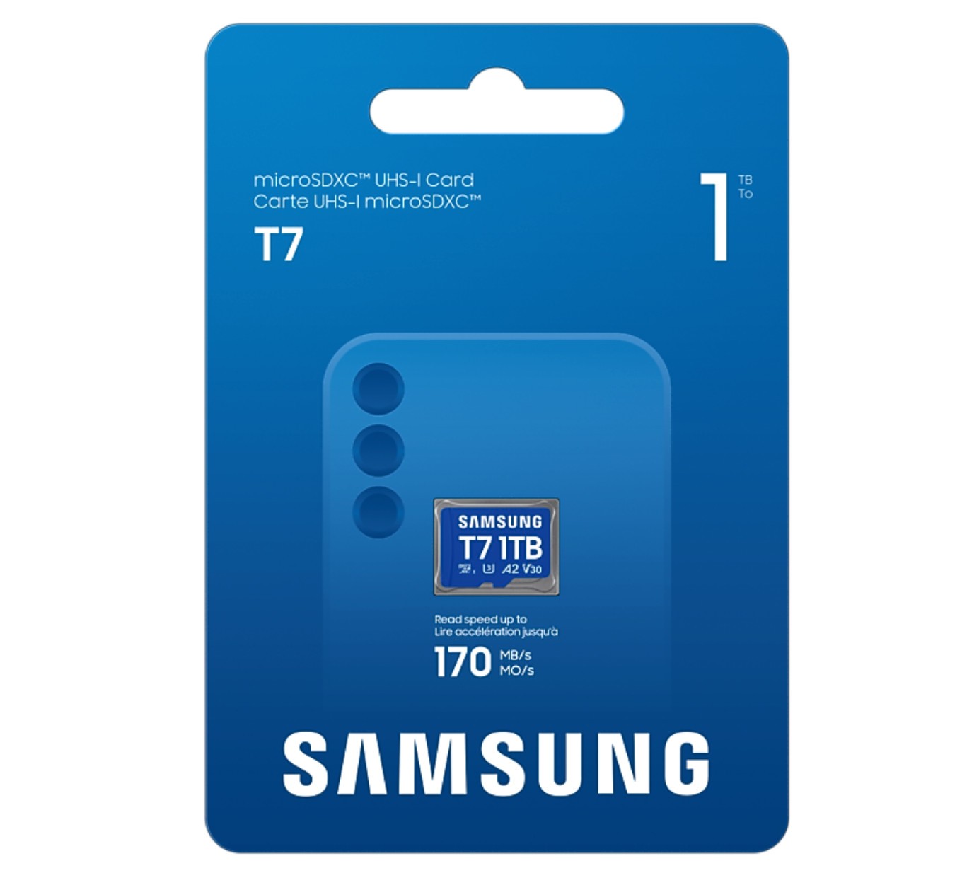 移动设备扩容不愁 三星T7 microSD存储卡量大管饱