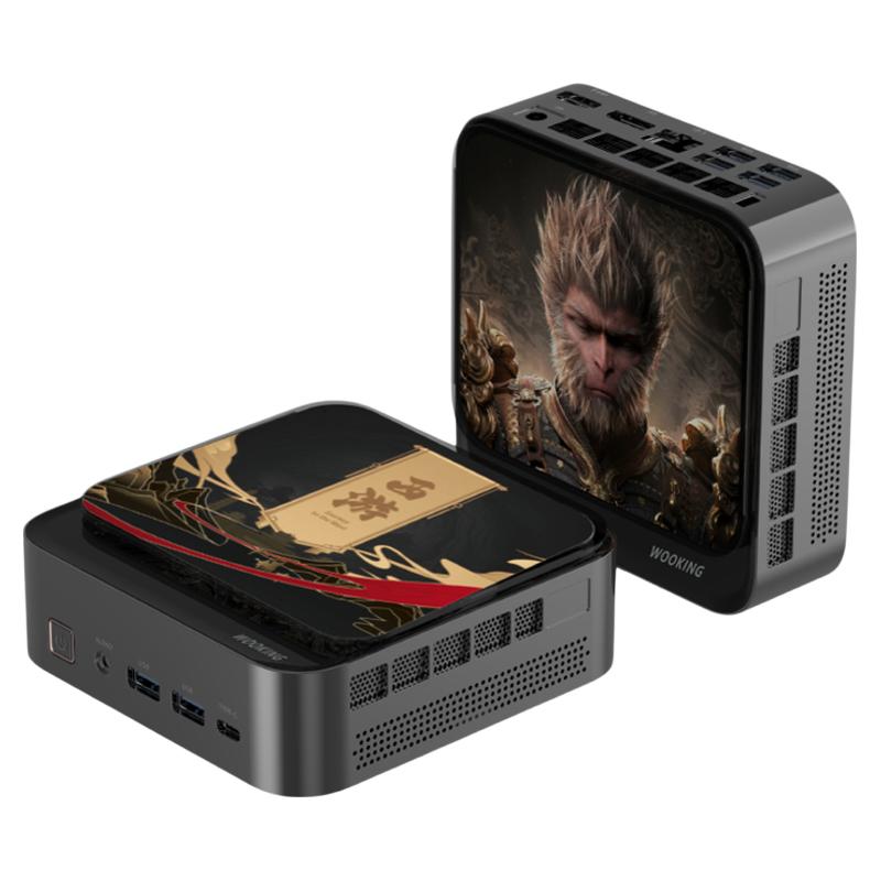 吾空 锐龙7-8845HS迷你主机minipc台式电脑低功耗办公小主机双2.5G网口全功能C口便携电脑独立