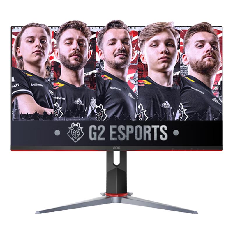 AOC 宙斯盾Q24G4E 23.8英寸 IPS Adaptive Sync 显示器 （2560×1440、180Hz、122％sRGB、HDR10）