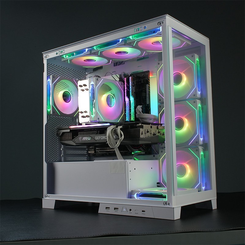 棱镜4Pro四代海景房机箱散热风扇12CM神光同步5V三针ARGB棱镜5pro