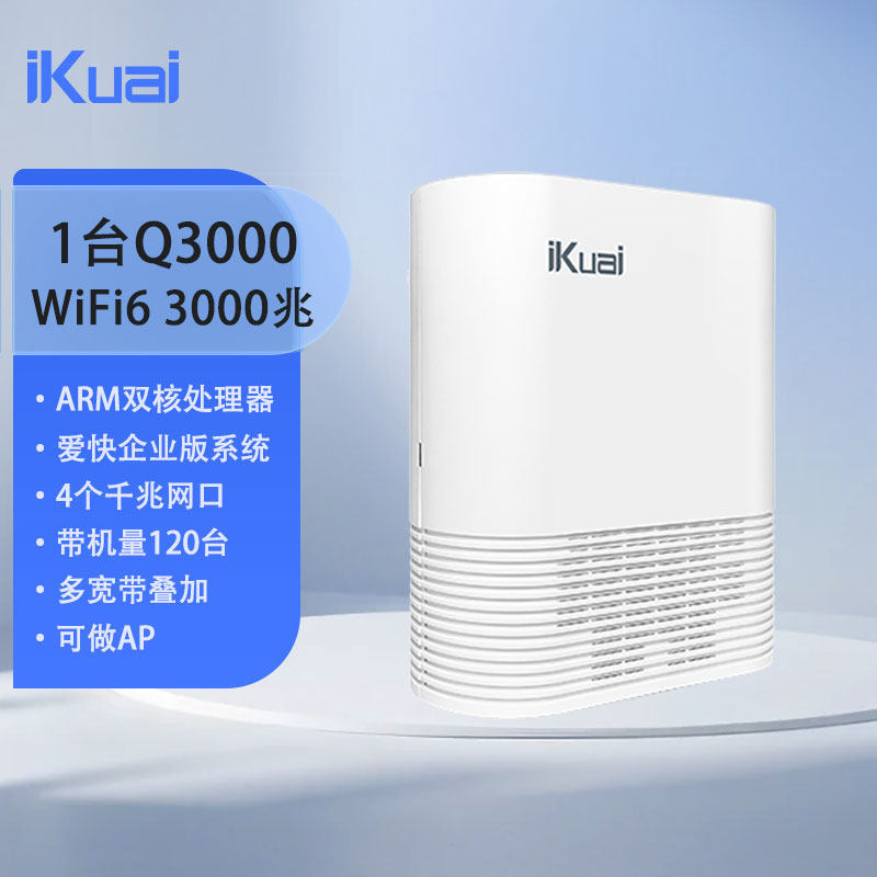 爱快 Q3000 3000M大户型 企业级路由器  1台