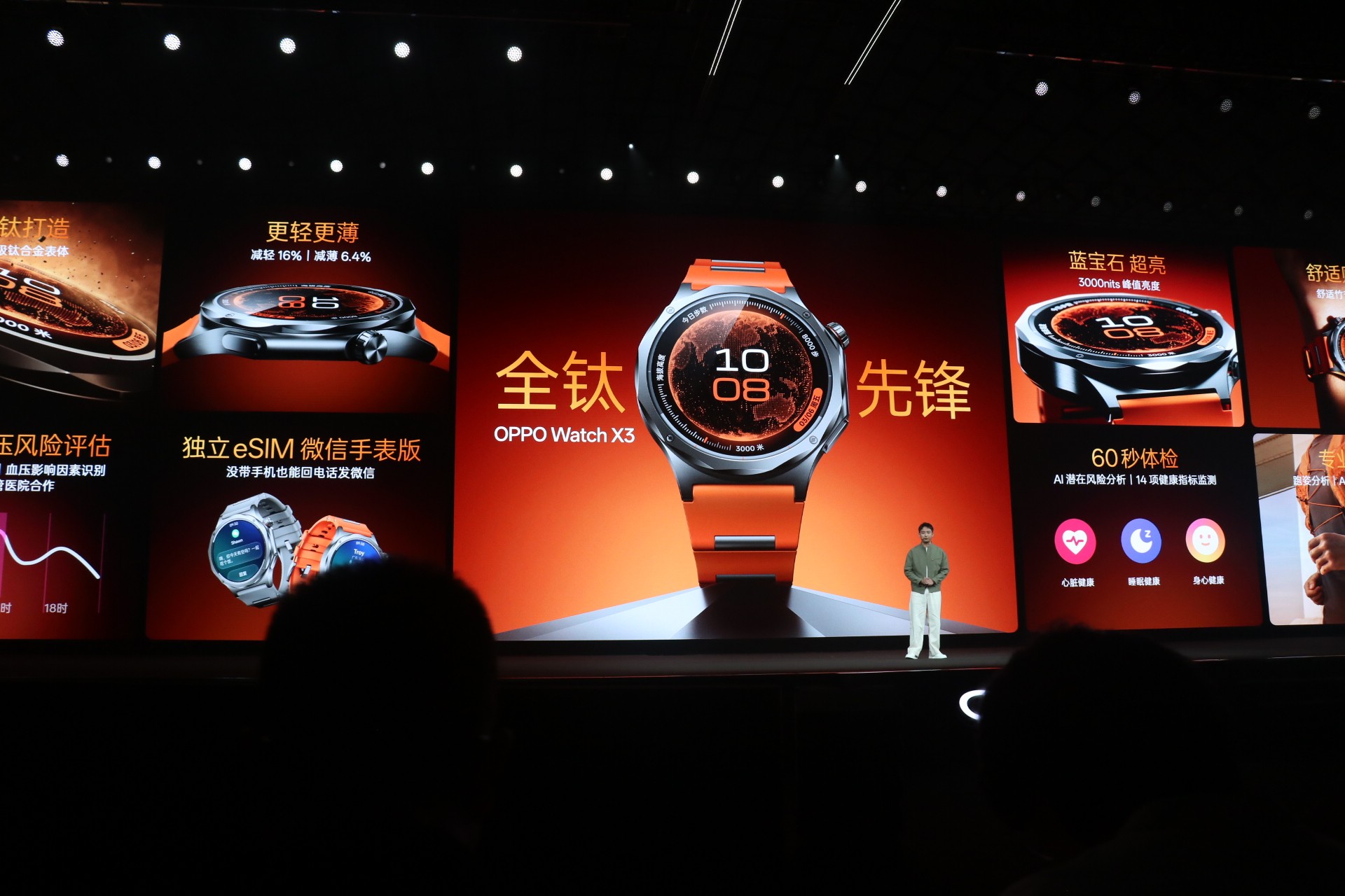 OPPO Watch X3��ʽ������ȫ�ѻ���+AI��������������������