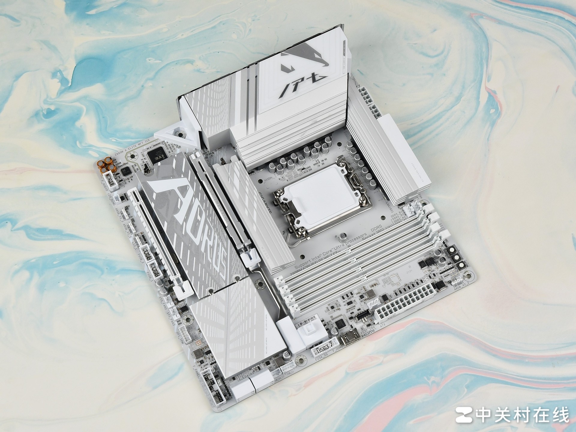 白色M板表现全能 技嘉冰雕Z890M主板评测