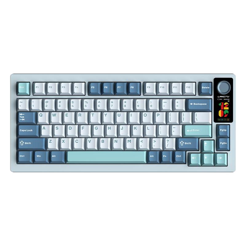 狼途 LT75Pro三模机械键盘客制化热插拔无线蓝牙电脑游戏电竞