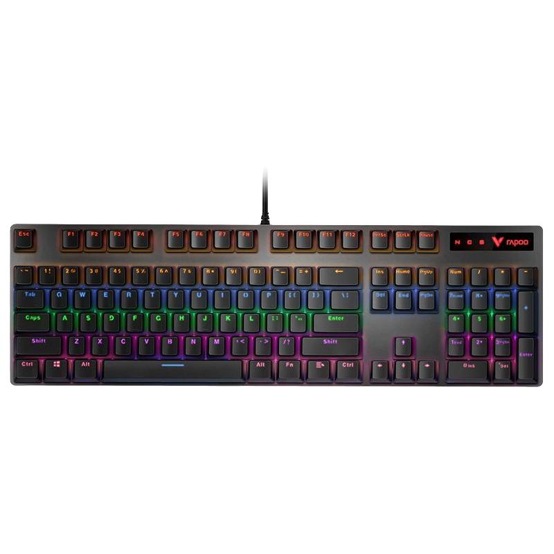 雷柏 V500 合金版 87键 有线机械键盘