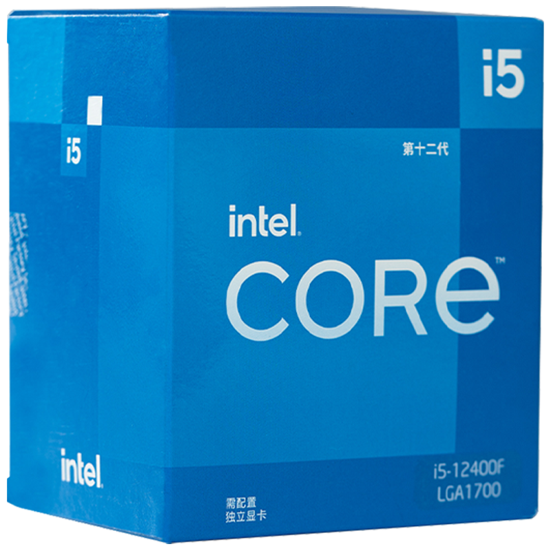 英特尔 酷睿 i5-12400 CPU 4.4GHz 6核12线程