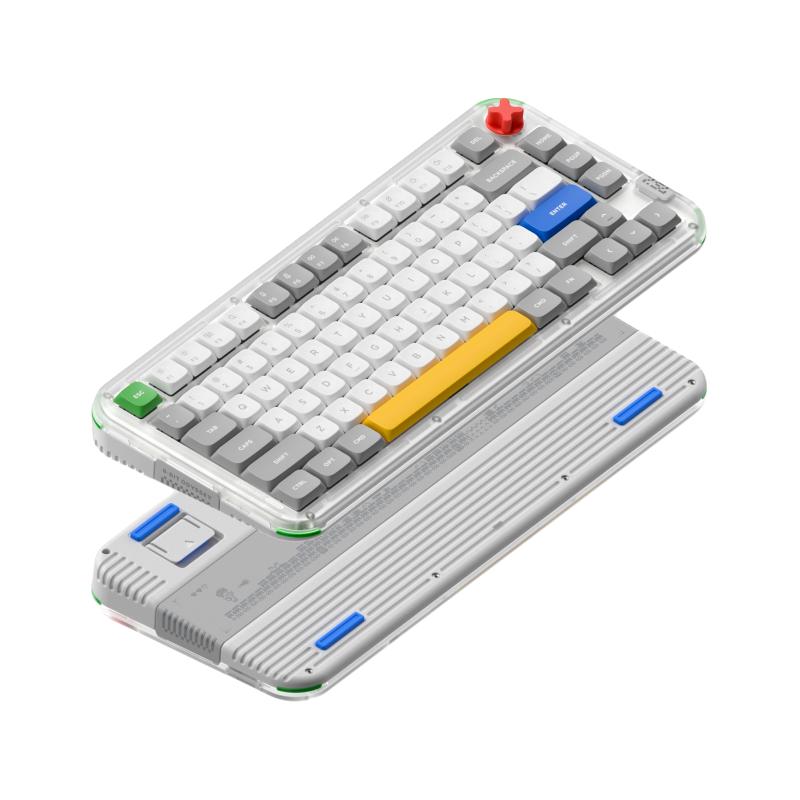 NuPhy Kick75机械矮轴键盘高矮切换无线蓝牙女生办公静音轴客制化