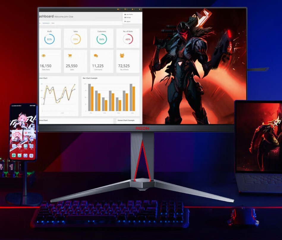 塑造丝滑游戏视觉!福州潮好玩AGON爱攻AG275UXM2再度引爆电竞热潮