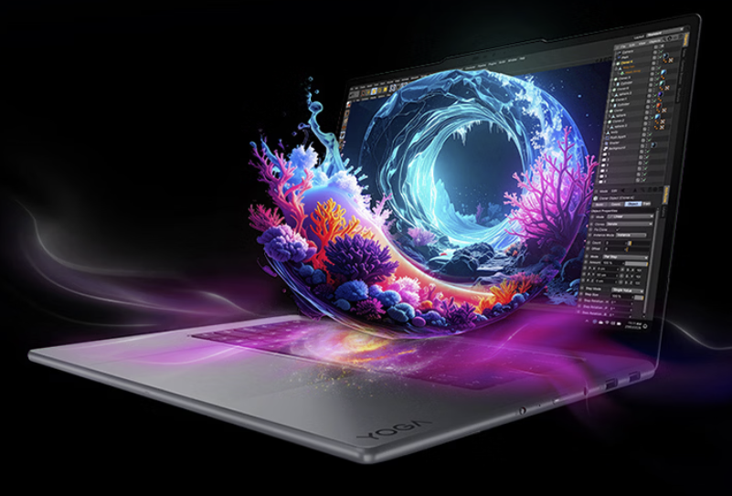 ����YOGA Pro Aura AI Ԫ������Ʒ��Ϯ��˫�콢������Я��������