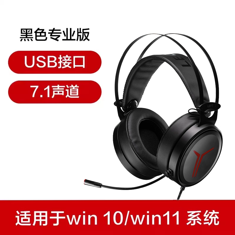 联想 LEGION 联想拯救者 Star Y360 耳罩式头戴式有线耳机