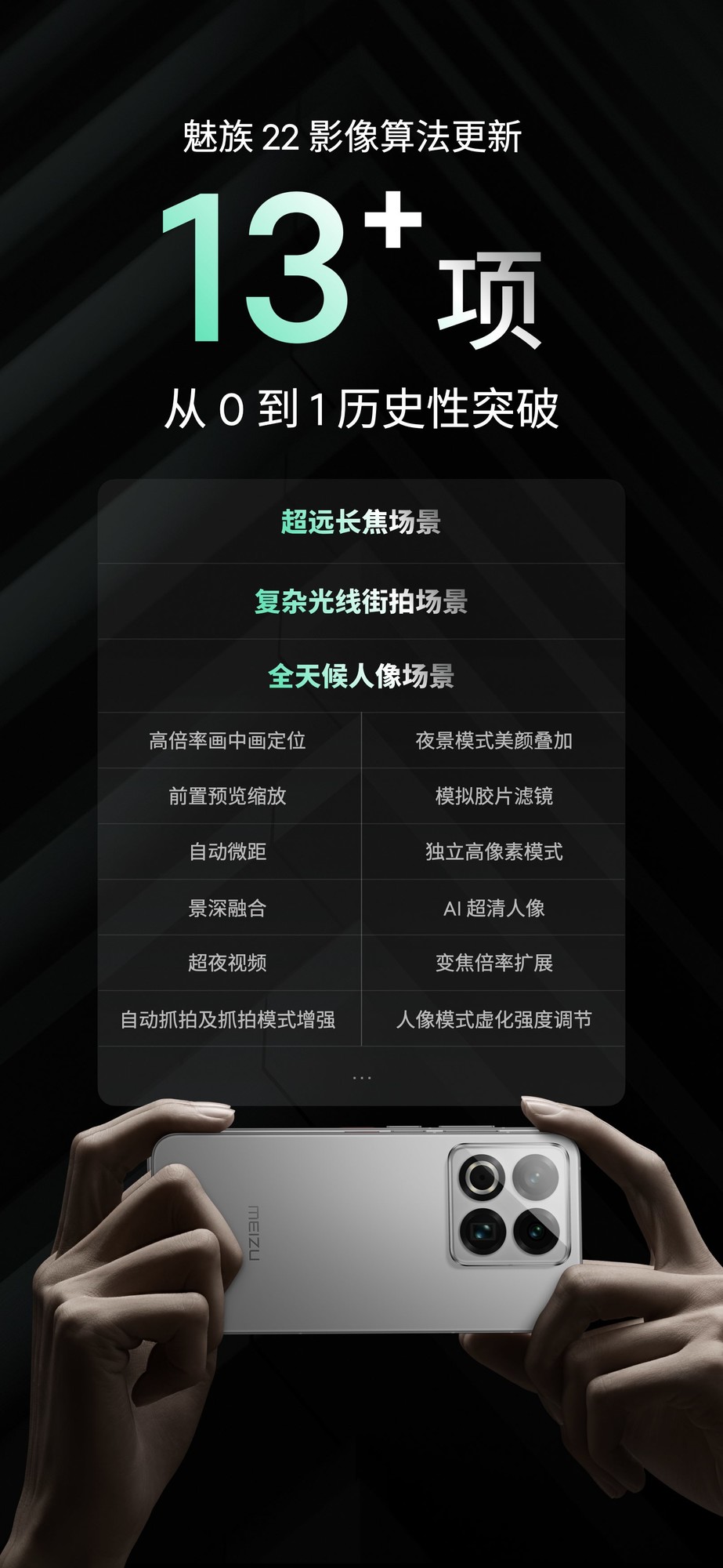 魅族22发布会汇总 小屏影像旗舰2999元起