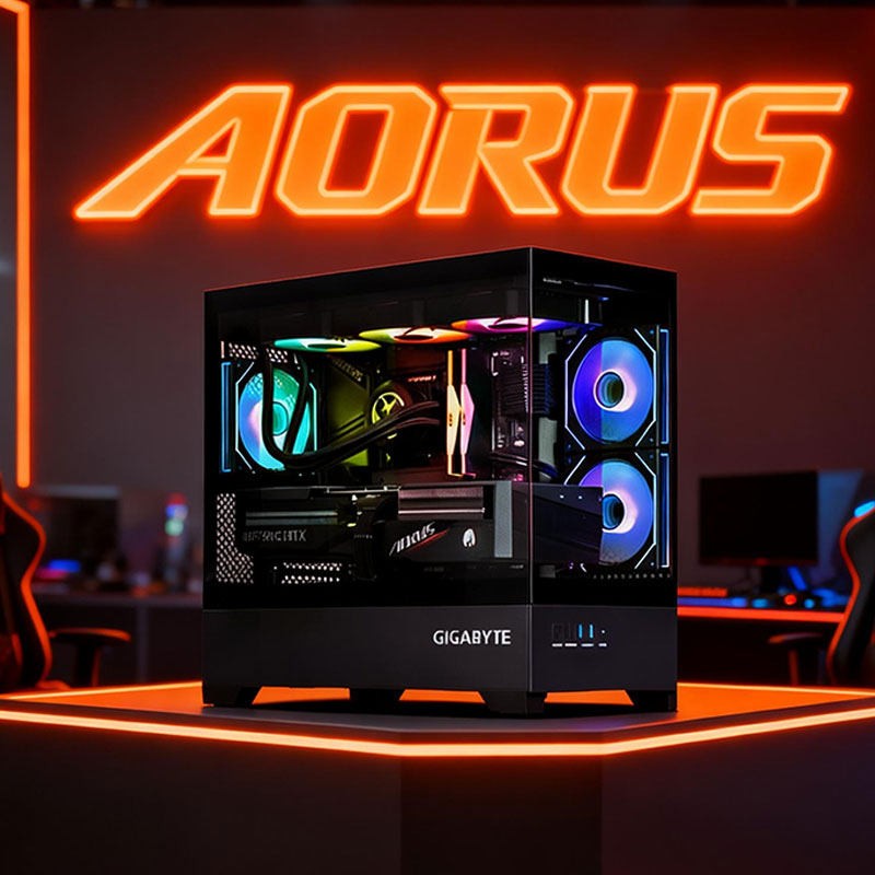 值友专享：技嘉 组装电脑准系统 9700X、16GB、1TB