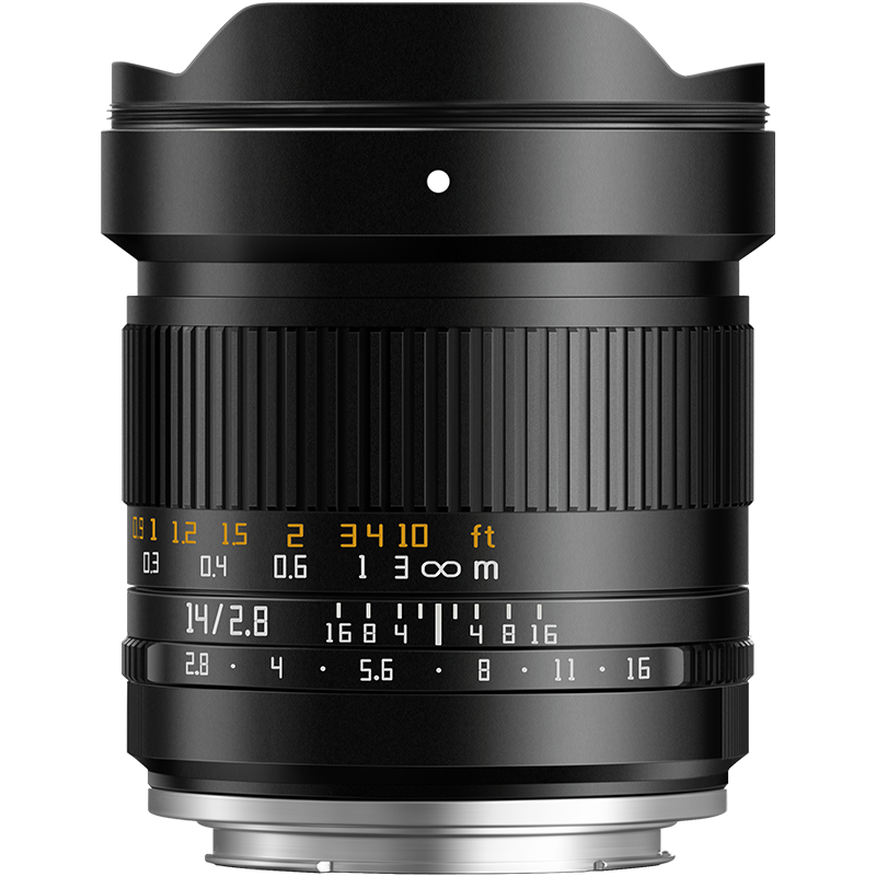NiYi Focus 铭匠14mm F2.8全画幅大光圈超广角微单镜头14f2.8适用E Z L R卡口