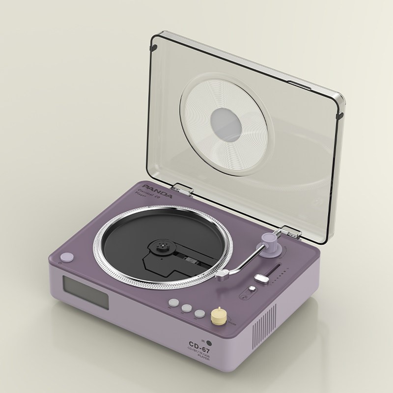 熊猫 CD67新款发烧级cd机播放器专辑播放器音响一体KPOP光碟唱片机