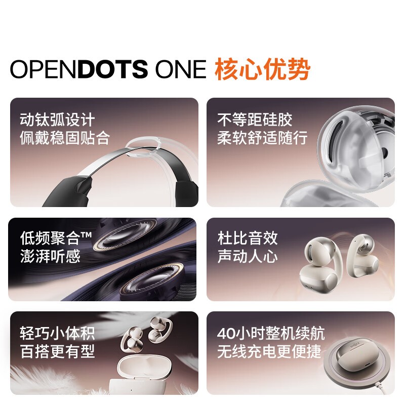 韶音OpenDots ONE耳夹耳机钜惠