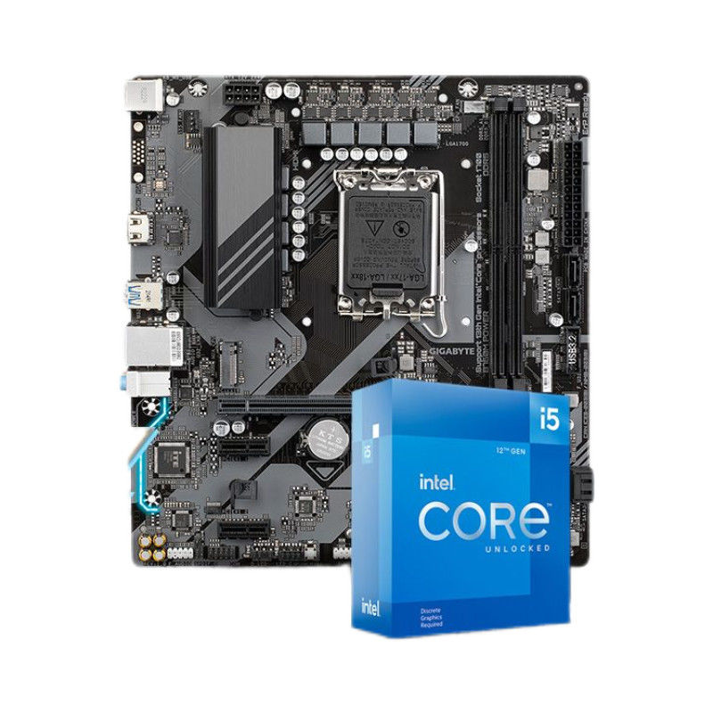 技嘉 I5 12600KF 盒装CPU+技嘉 B760M POWER D5 主板套装板U套装