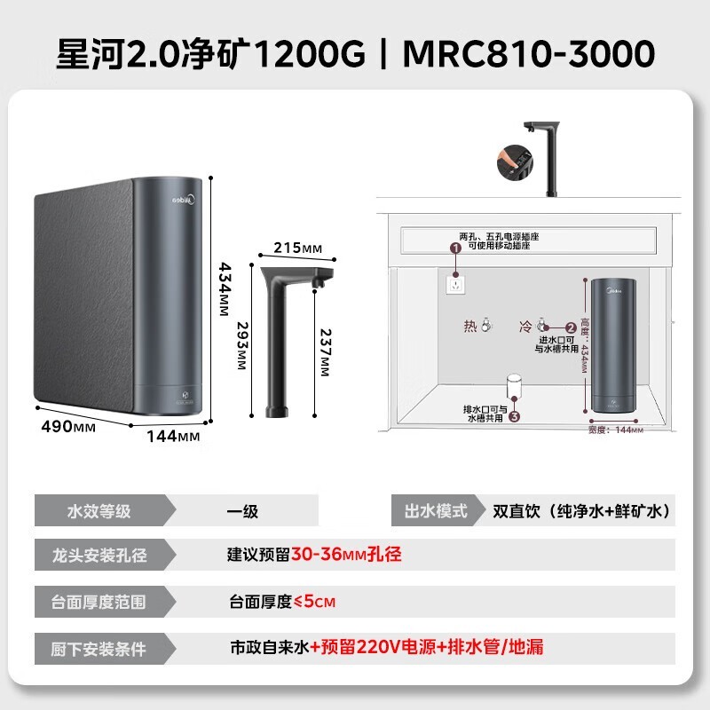 �����Ǻ�2.0����ˮ��1200G˫ˮֱ��