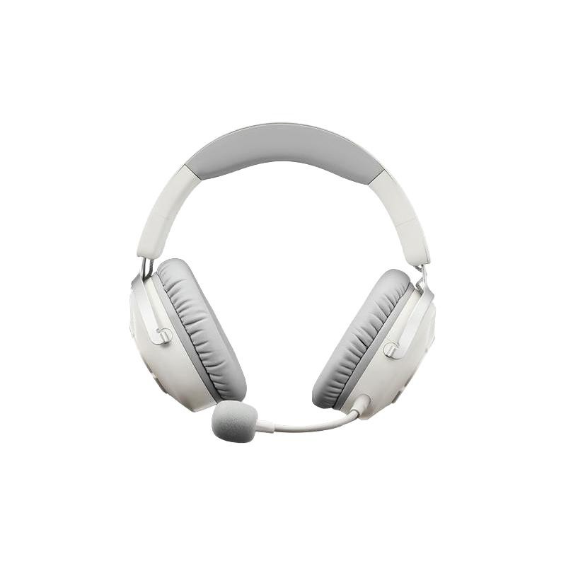 雷魔人 可用淘金币：雷魔人电竞头戴式耳机hifi白色