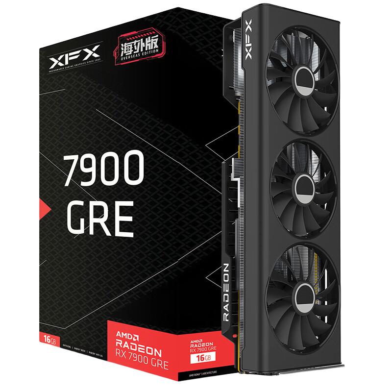 讯景 RADEON RX7900 GRE 16GB 海外版 显卡 16GB