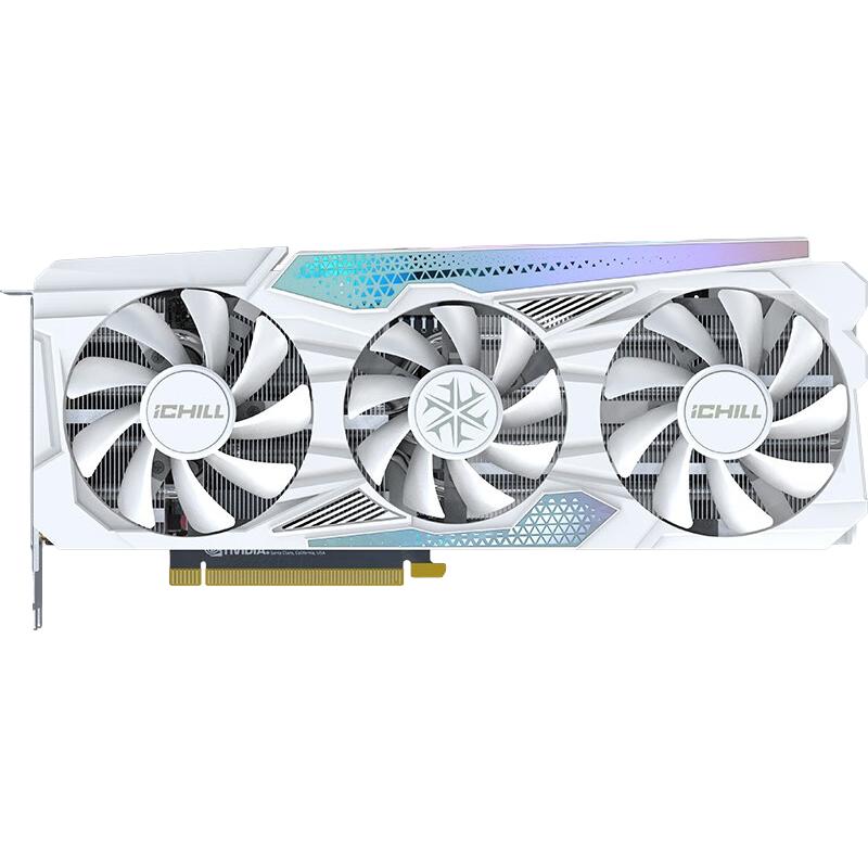 映众 RTX50600曜夜 雪域白 8G电脑游戏独立显卡