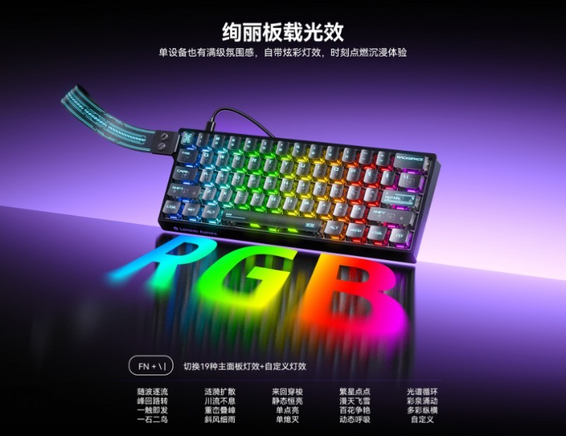 199元就能上手磁轴!联想极光首款磁轴键盘GK10 RT60重磅上市