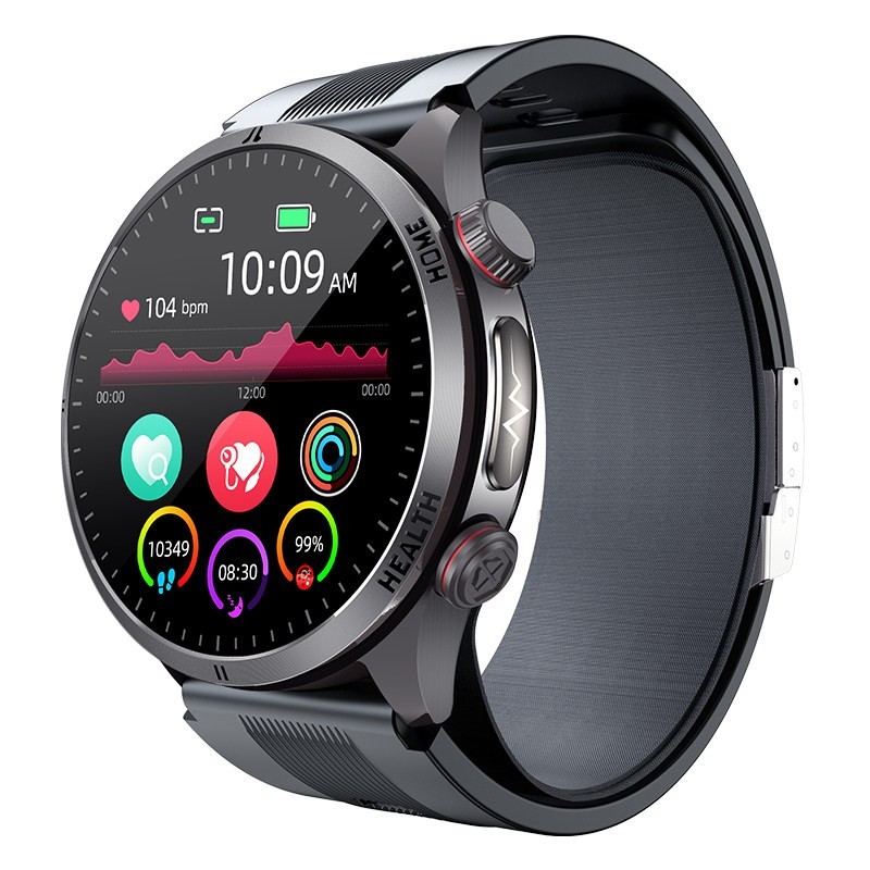 vzvk 高精度无创测血压血糖尿酸血脂智能手表心率心电图24小时动态监测仪老人健康通话手环