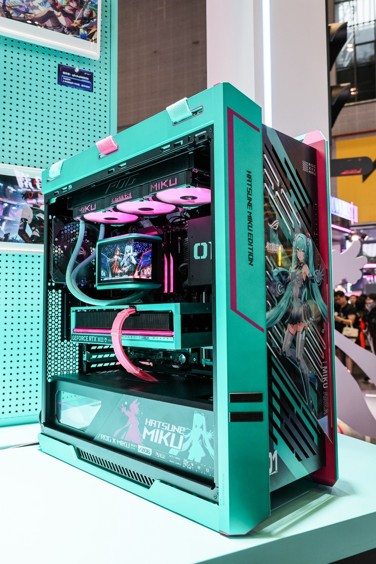 次元破壁！ROG夜神5080 RO姬x初音未来版显卡即将开售_华硕 ROG ASTRAL 夜神 RTX5080 16G GAMING_游戏硬件 ...