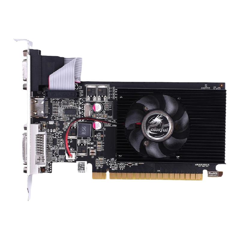 七彩虹 GT710 冰暴鲨/黄金版 1GD3 电脑台式机独立办公显卡显卡