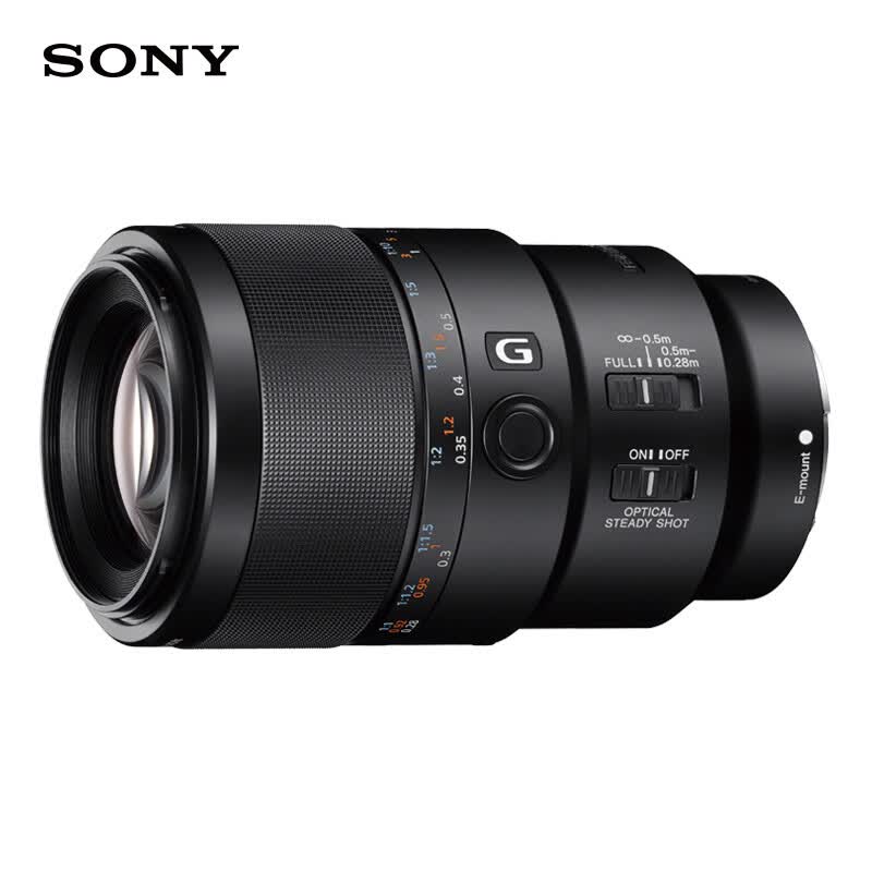 索尼(SONY)FE 90mm F2.8 G OSS 全画幅微单相机微距G镜头 E卡口 (SEL90M28G) 微距特写 人像 视频