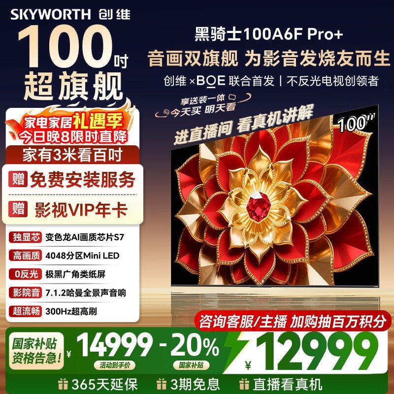 ��ά100A6F Pro+ 100Ӣ��Mini LED�����һ�
