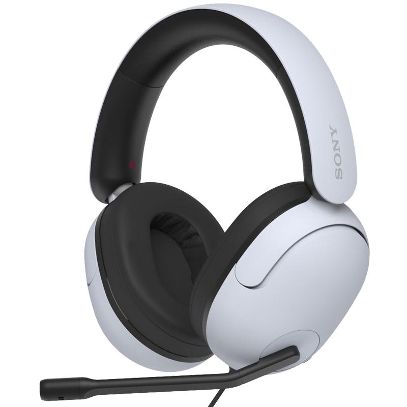 Inzone H3 耳罩式头戴式有线游戏耳机 白色