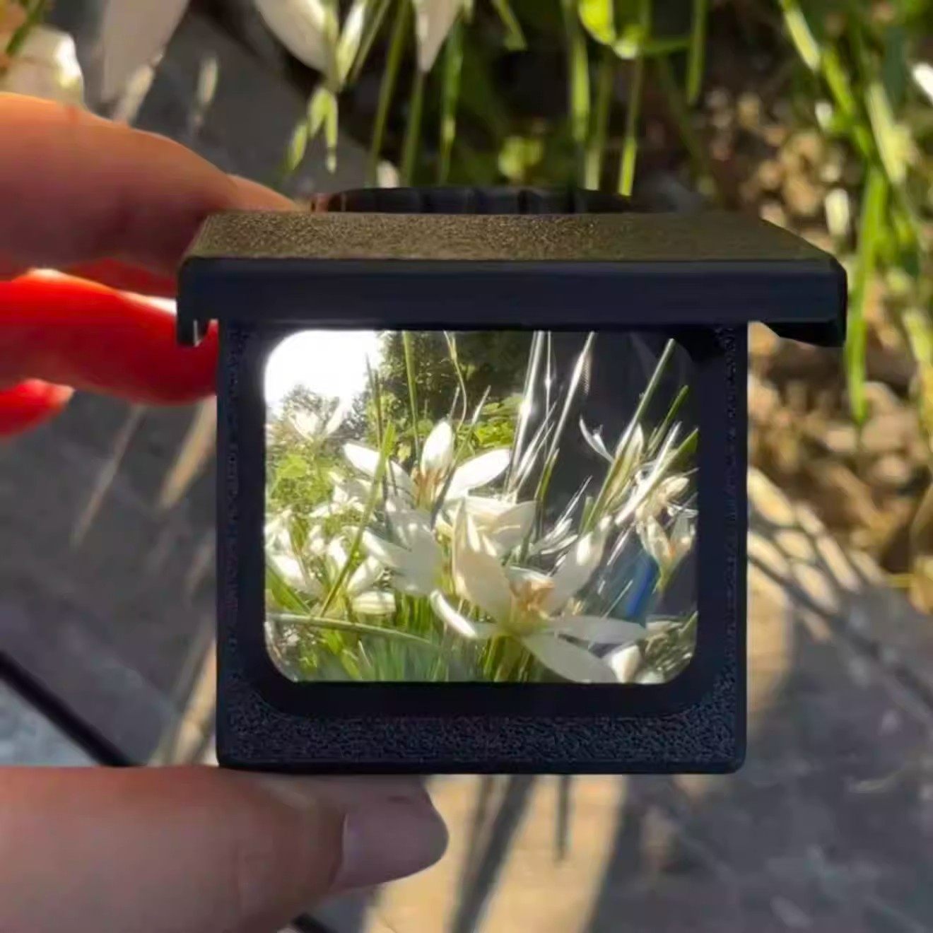 贤鹃 取景器便携式取景器相机拍照取景器创意手持平腰取景器旅游纪念礼物菲涅尔透视取景记录生活腰平取景器