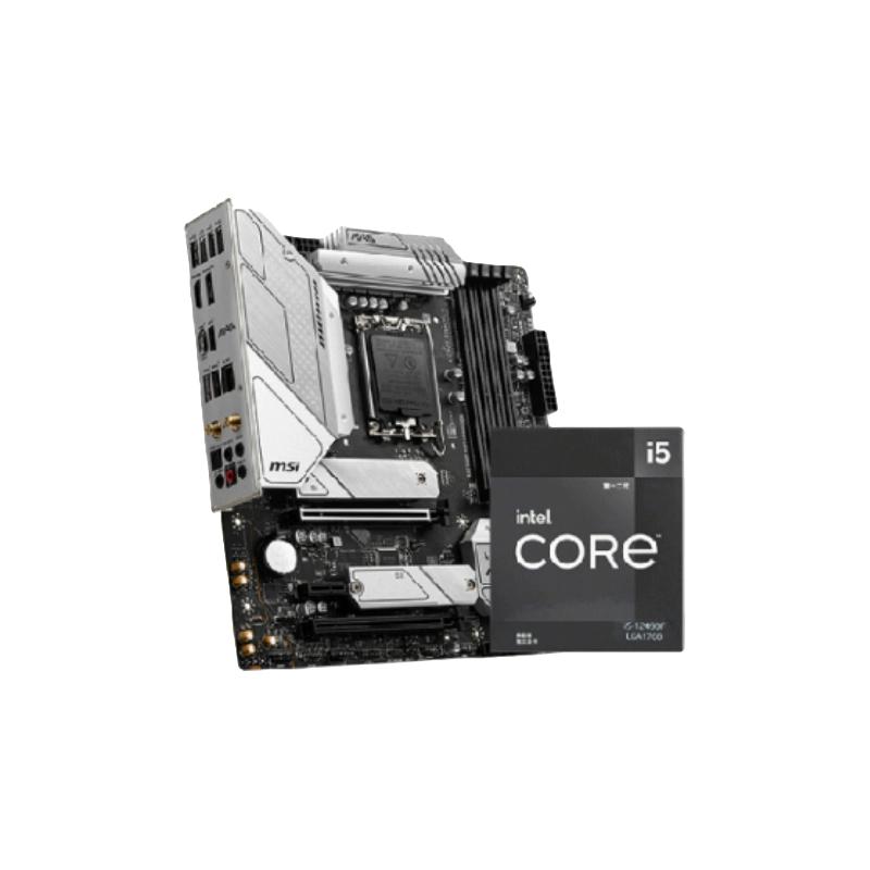 微星  MSI 微星 PRO H610M-E DDR4+i5 12490F两件套装