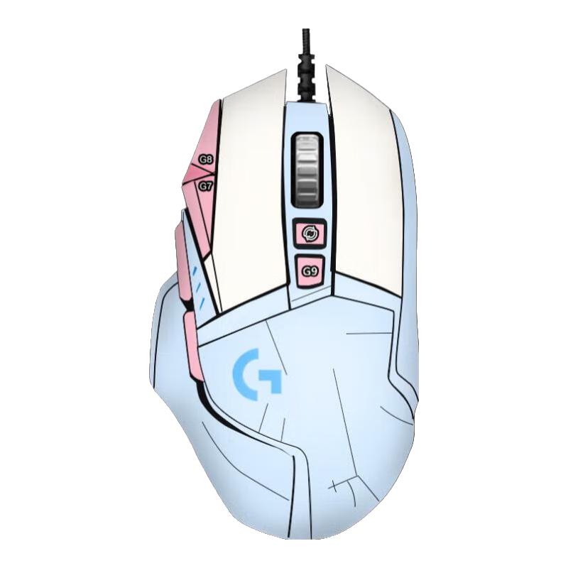 罗技 G502 SE Hero 熊猫版 有线鼠标 16000DPI RGB 黑色