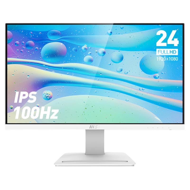 微星 MP243XW 100Hz 白色 24英寸显示器