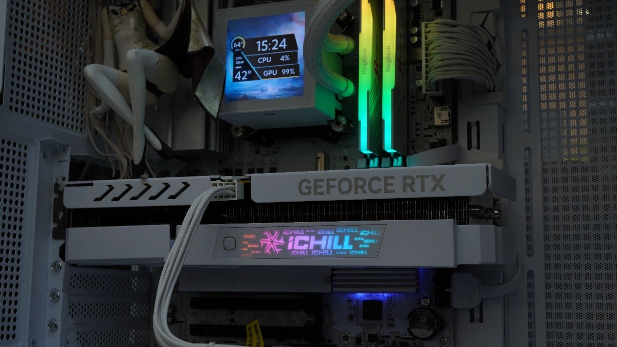 让纯白多点料！映众5060雪域冰龙超绝散热