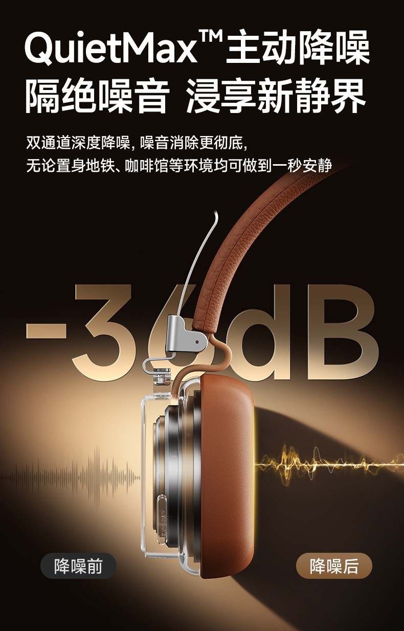 1MORE黑胶头戴耳机HQ36重磅上市:复古美学兼顾Hi-Res高解析音质