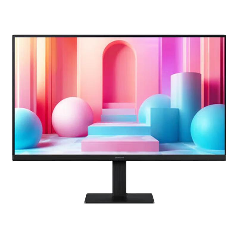 三星 显示器24英寸高清办公电脑游戏100HZ外接显示屏S24D300GAC