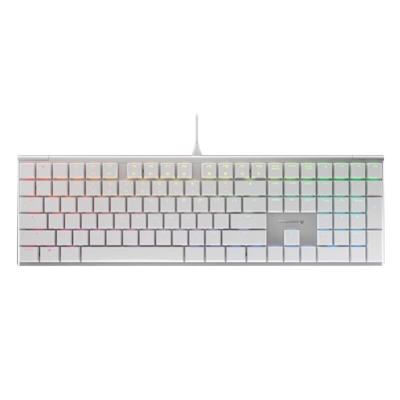 CHERRY MX10.1无线三模超薄矮轴机械键盘铝坨坨办公游戏104键