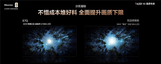 2025最值得买高端Mini LED电视来了,海信E7Q首发价7999元起